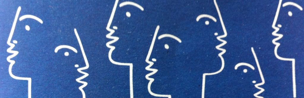 Kommunizierende Menschen Strichzeichnung Ralf Käppler Stepout